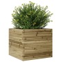 Fioriera da Giardino 80x80x68,5 cm in Legno di Pino Impregnato