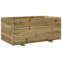 Fioriera da Giardino 110x60x49,5 cm in Legno di Pino Impregnato