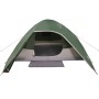 Tenda da Campeggio a Cupola per 4 Persone Verde Impermeabile