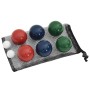 Set Bocce 8 pz con Custodia Trasporto in Legno Massello di Pino