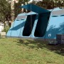 Tenda Familiare a Tunnel per 10 Persone Blu Impermeabile