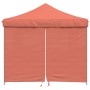 Tendone per Feste Pieghevole Pop-Up con 4 Pareti Terracotta