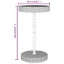 Set Bar Giardino 3 pz Nero Polyrattan e Legno Massello Acacia