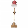 Lampada da Scrivania 25 W Rosso Anticato 23x18x96 cm E27