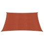 Vela Parasole 160 g/m² Quadrata Terracotta 4,5x4,5 m in HDPE