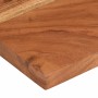 Piano Tavolo 50x40x3,8 cm Rettangolare Legno Massello Acacia