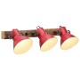 Lampada a Parete 25 W Rosso Anticato 65x25 cm E27