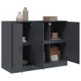 Credenza Antracite 99x39x73 cm in Acciaio