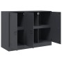 Credenza Antracite 99x39x73 cm in Acciaio