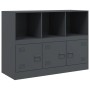 Credenza Antracite 99x39x73 cm in Acciaio