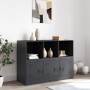 Credenza Antracite 99x39x73 cm in Acciaio