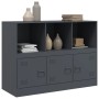 Credenza Antracite 99x39x73 cm in Acciaio