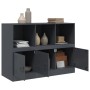 Credenza Antracite 99x39x73 cm in Acciaio