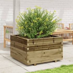 Fioriera da Giardino 80x80x49,5 cm in Legno di Pino Impregnato