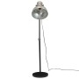 Lampada da Terra 25 W Argento Vintage 30x30x90-150 cm E27