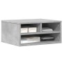 Supporto Stampante Grigio Cemento 49x40x22,5 Legno Multistrato