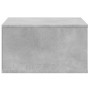 Supporto Stampante Grigio Cemento 49x40x22,5 Legno Multistrato