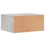 Supporto Stampante Grigio Cemento 49x40x22,5 Legno Multistrato