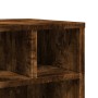Supporto per Stampante con Ruote Rovere Fumo 41x32x34,5 cm