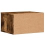 Supporto Stampante Rovere Fumo 40x32x22,5 cm Legno Multistrato