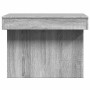 Tavolino da Salotto Grigio Sonoma 80x55x40 cm Legno Multistrato
