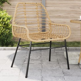 Sedie da Giardino 2 pz Marroni in Polyrattan