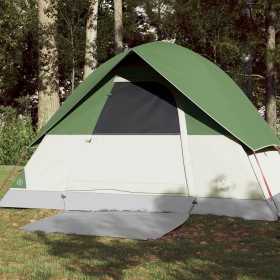 Tenda da Campeggio a Cupola per 3 Persone Verde Impermeabile