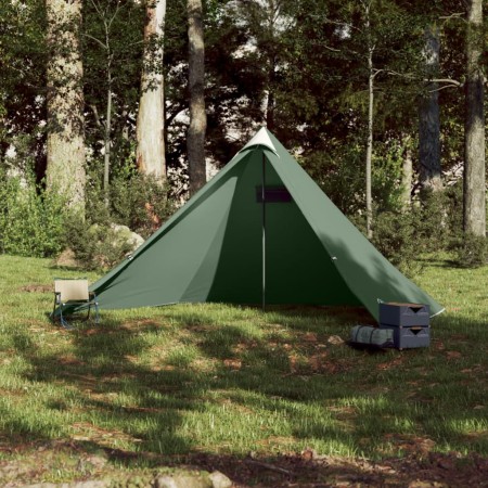 Tenda Familiare Tipi per 7 Persone Verde Impermeabile