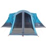 Tenda Familiare Tipi per 8 Persone Blu Impermeabile