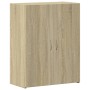 Schedario Rovere Sonoma 60x32x77,5 cm in Legno Multistrato