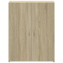 Schedario Rovere Sonoma 60x32x77,5 cm in Legno Multistrato