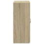 Schedario Rovere Sonoma 60x32x77,5 cm in Legno Multistrato