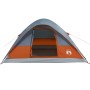 Tenda Familiare a Cupola 6 Persone Arancione Impermeabile