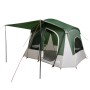 Tenda da Campeggio a Cabina per 5 Persone Verde Impermeabile