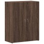 Schedario Rovere Marrone 60x32x77,5 cm in Legno Multistrato