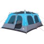 Tenda Familiare a Cupola 10 Persone Blu a Rilascio Rapido