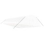Serra con Telaio in Acciaio Bianco 120 m² 20x6x2,85 m