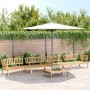 Set Divano Pallet da Giardino 5 pz in Legno Massello di Acacia