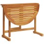 Tavolo da Balcone Pieghevole 90x60x72 cm Legno Massello Acacia