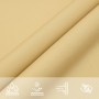 Vela Parasole Sabbia 4,5x3,5 m 100% Poliestere Oxford