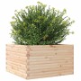 Fioriera da Giardino 80x80x45,5 cm in Legno Massello di Pino