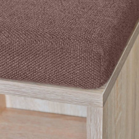 Panchina con Scarpiera con 10 Scomparti Colore Rovere