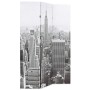 Paravento Pieghevole 120x170 cm Stampa New York Bianco e Nero