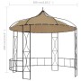 Gazebo 300x290 cm Grigio Talpa Rotondo