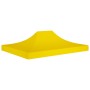 Tetto per Tendone per Feste 4,5x3 m Giallo 270 g/m²