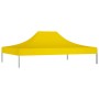 Tetto per Tendone per Feste 4,5x3 m Giallo 270 g/m²