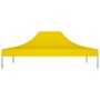 Tetto per Tendone per Feste 4,5x3 m Giallo 270 g/m²