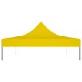 Tetto per Tendone per Feste 4,5x3 m Giallo 270 g/m²