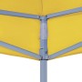 Tetto per Tendone per Feste 4,5x3 m Giallo 270 g/m²