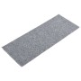 Tappeti Adesivi Rettangolari Scale 15 pz 60x25 cm Grigio Chiaro